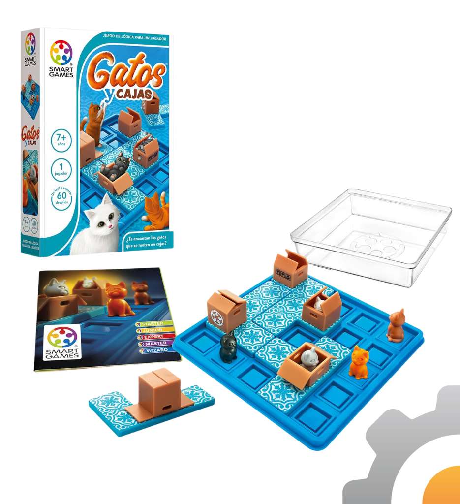 Gatos y cajas, juego de lógica Smart Games